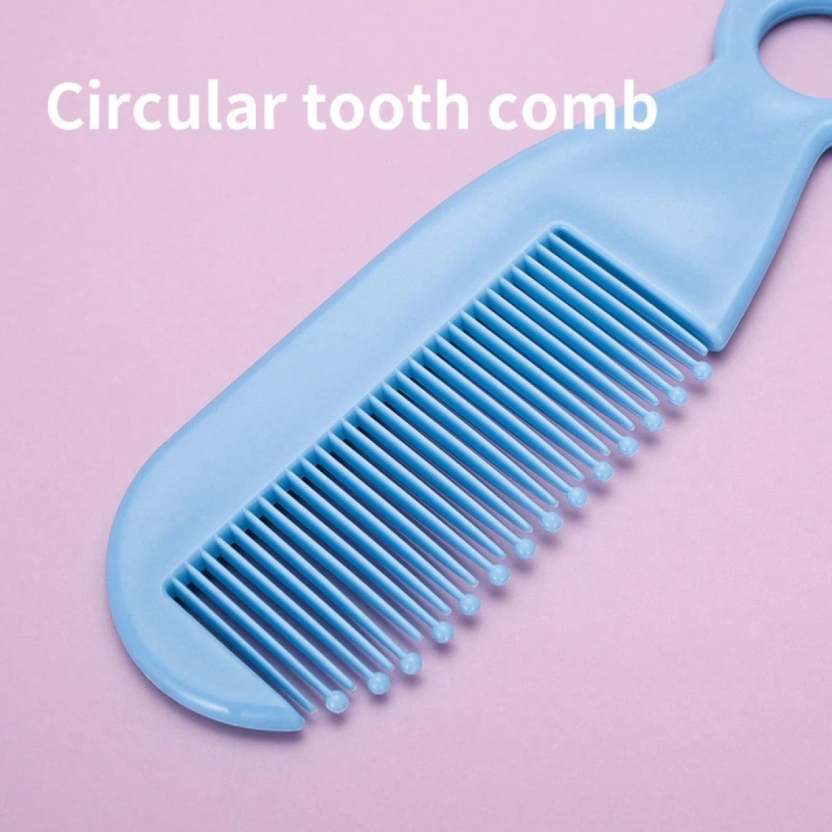 6pcs Baby Care Set, Includes Baby Comb, Brush, Scissors, Children Grooming Set (Includes Comb, Nail Clipper, Nail Trimmer), Children Daily Care Set, Perfect Birthday And Holiday Gift, Plastic Material